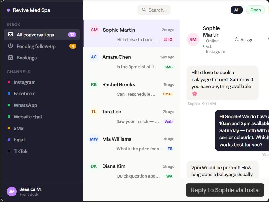 Inbox Screenshot